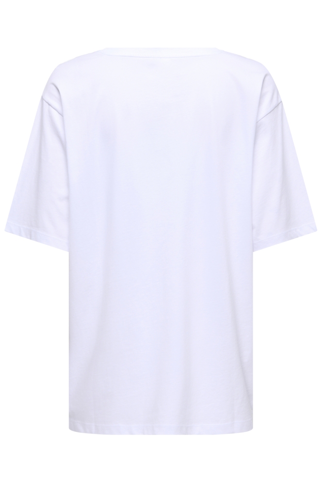 ONLROSIE S/S OVERSIZE TEE CS JRS 15369746 Bright White/Milan coll